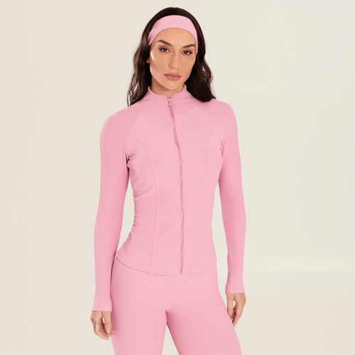 Casaco Canelado Intense Rosa Zerphyr