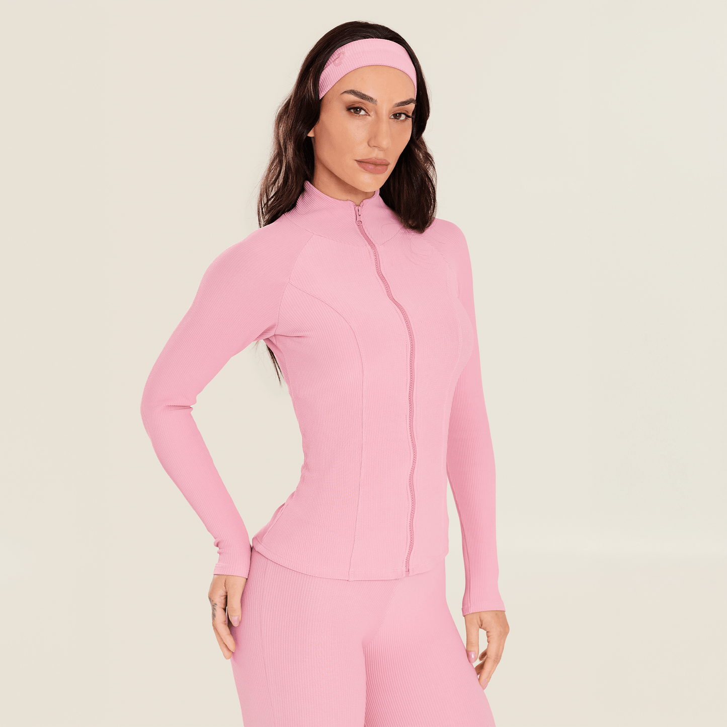 Casaco Canelado Intense Rosa Zerphyr