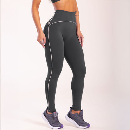 Legging Agile Cinza Carbox Poliamida