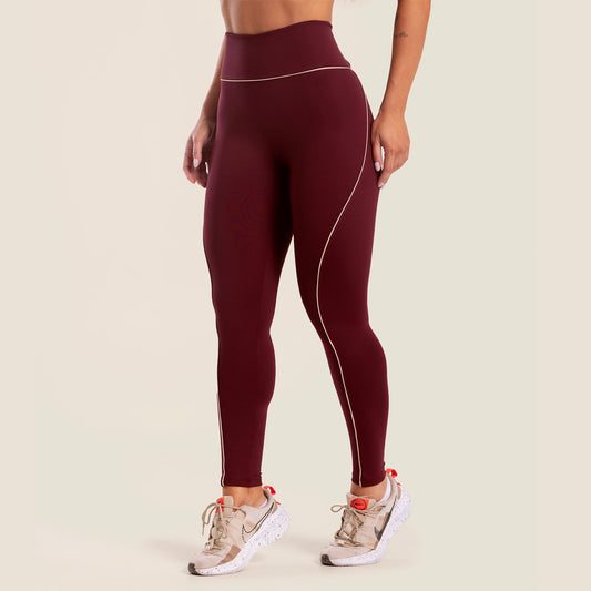 Legging Dashes Vinho Valentino Poliamida