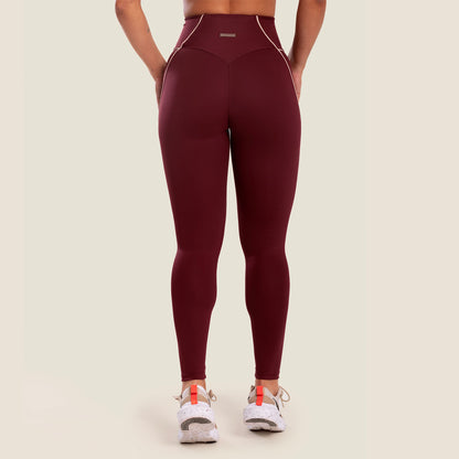 Legging Dashes Vinho Valentino Poliamida