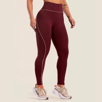Legging Dashes Vinho Valentino Poliamida
