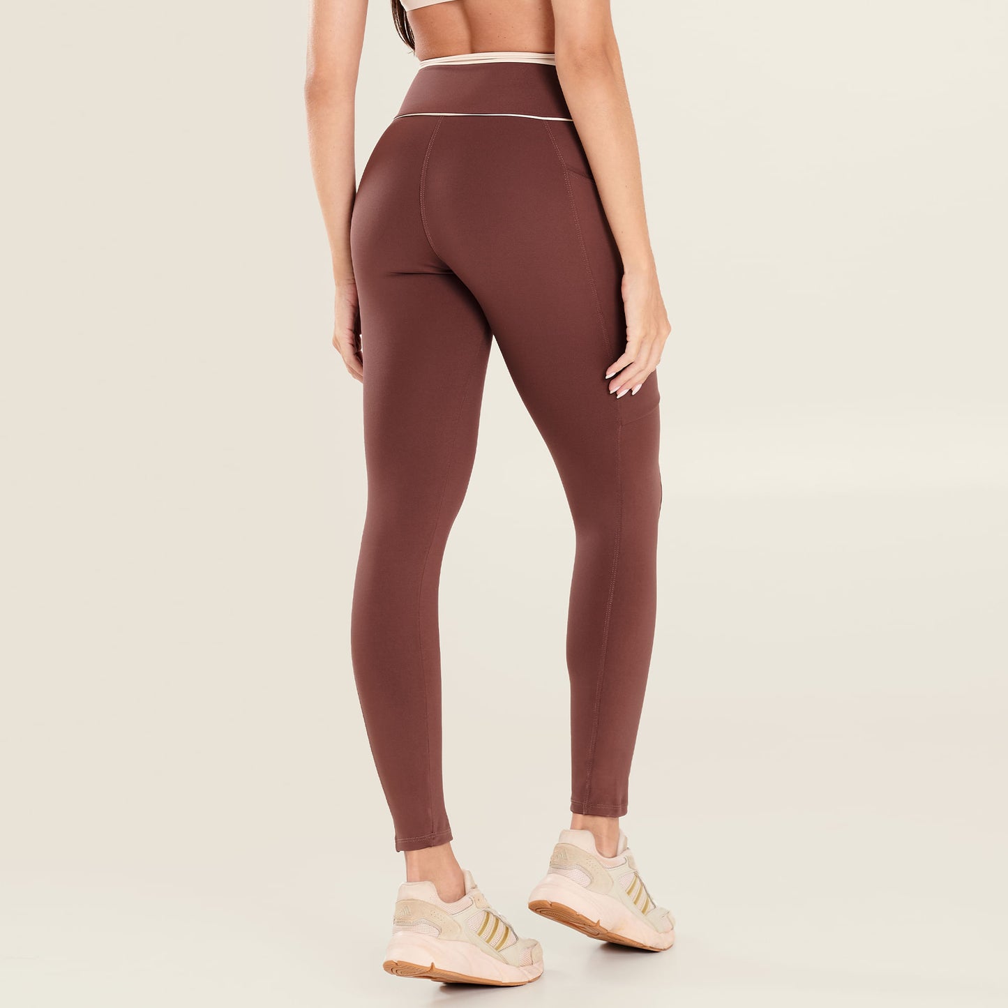 Legging Challenge Chocolamore Poliamida Com Bolso