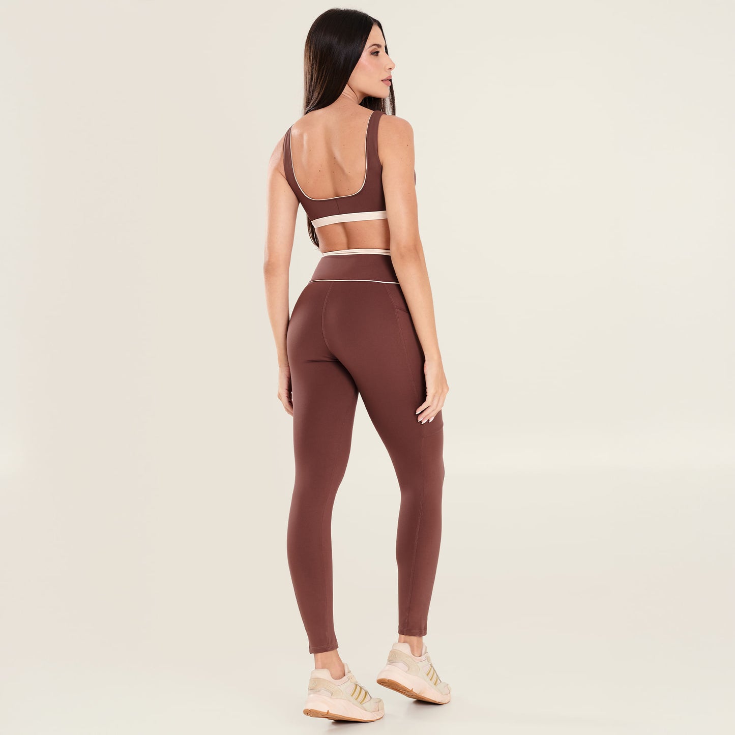 Legging Challenge Chocolamore Poliamida Com Bolso