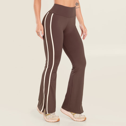 Calça Bailarina Core Marrom Chocolamore Poliamida