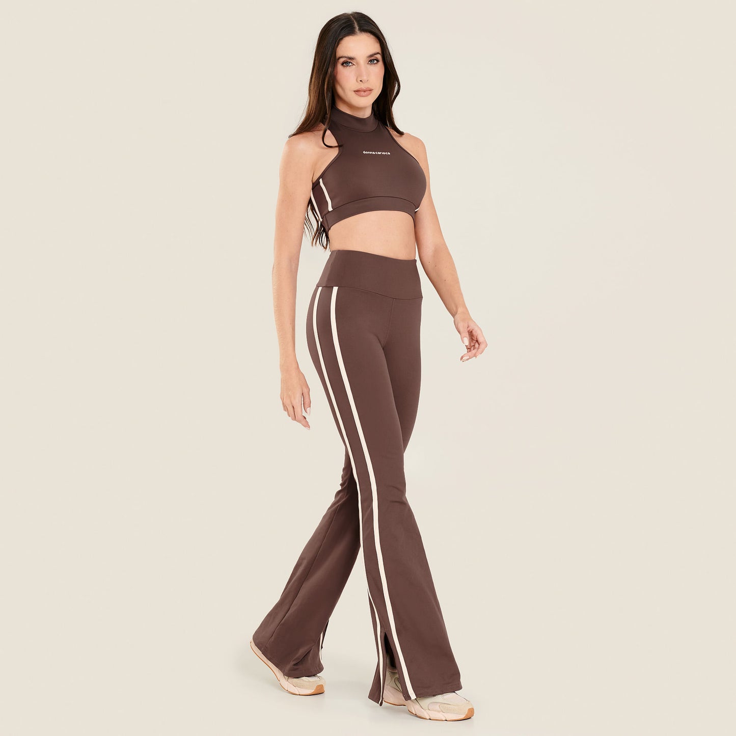 Calça Bailarina Core Marrom Chocolamore Poliamida