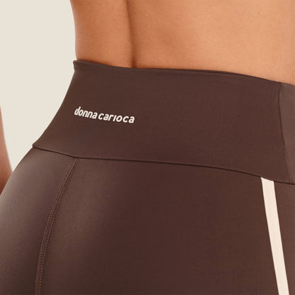 Calça Bailarina Core Marrom Chocolamore Poliamida