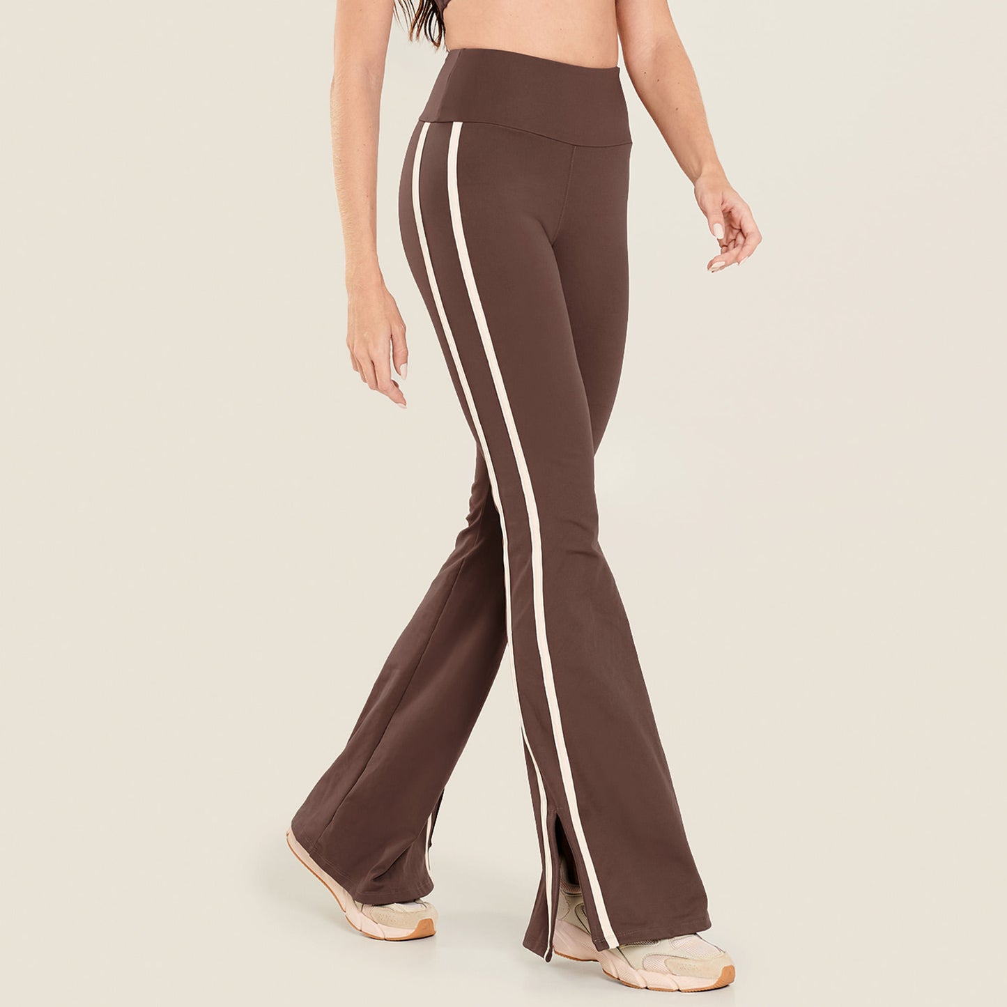 Calça Bailarina Core Marrom Chocolamore Poliamida
