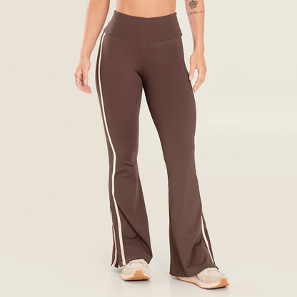 Calça Bailarina Core Marrom Chocolamore Poliamida