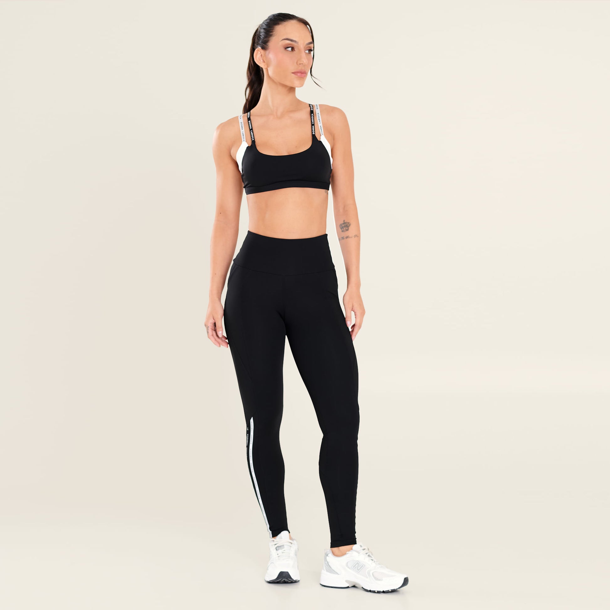 Legging Performance Preto Poliamida