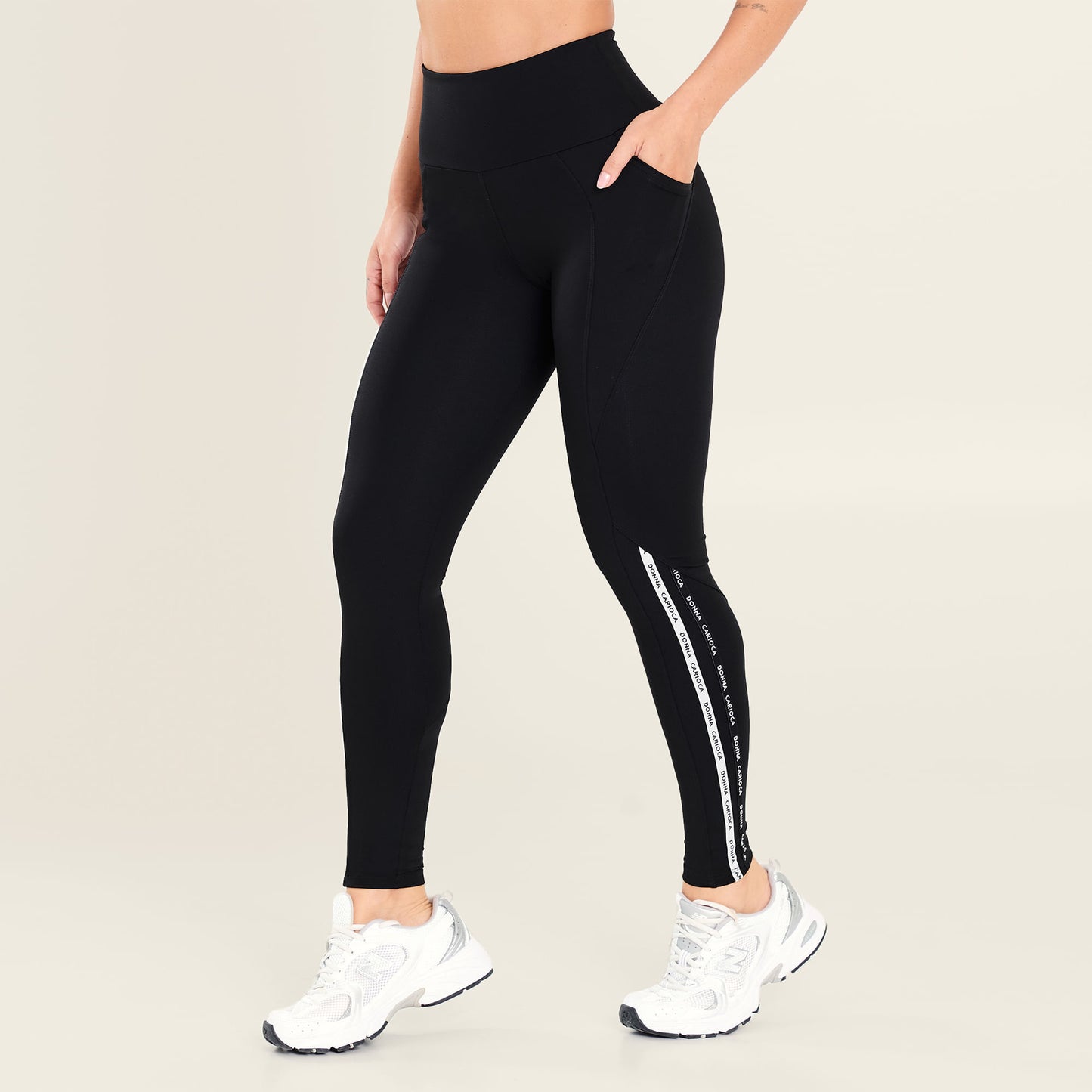 Legging Performance Preto Poliamida