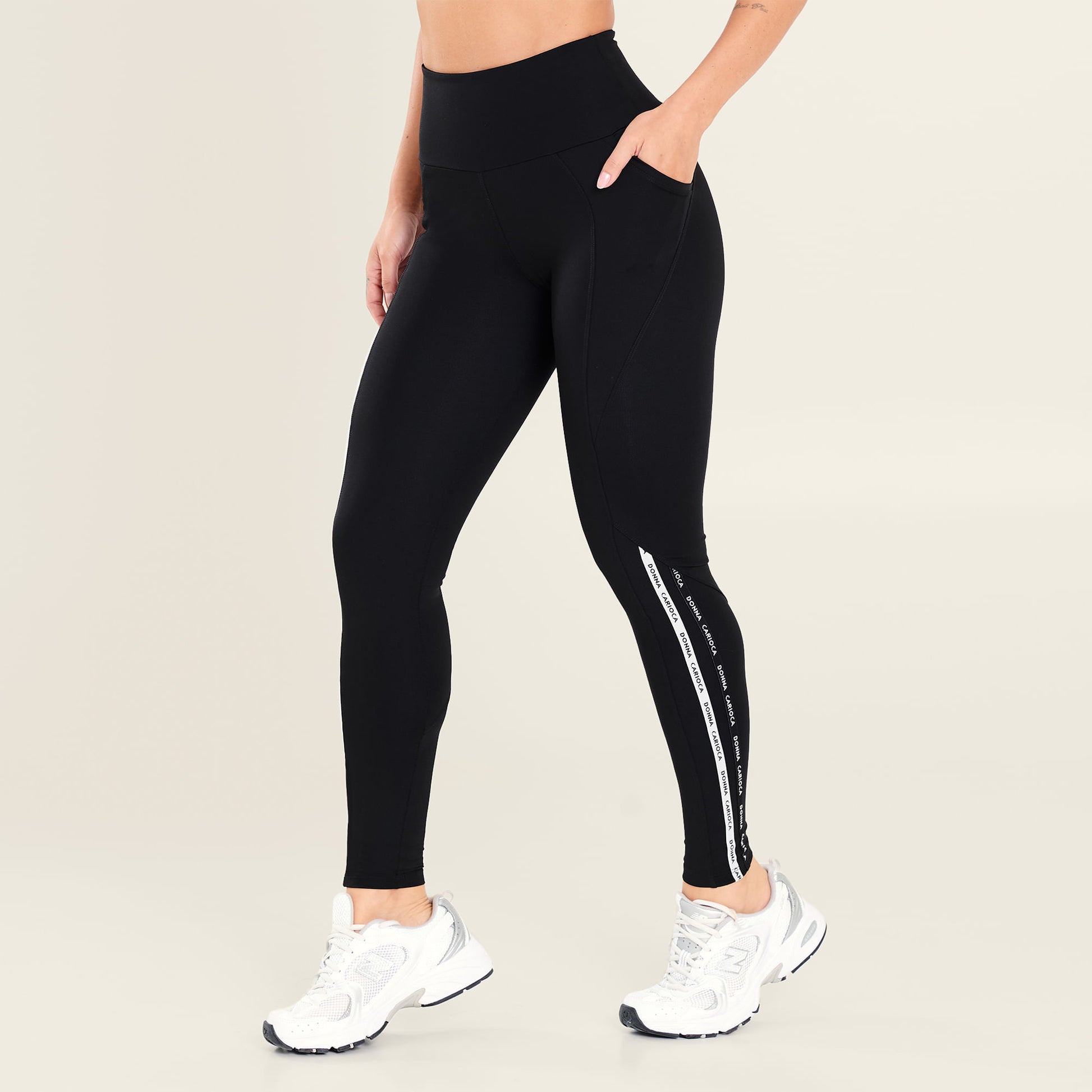 Legging Performance Preto Poliamida