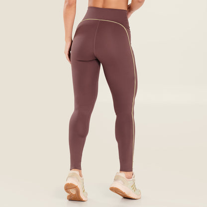 Legging Energy Chocolamore  Poliamida Com Bolso