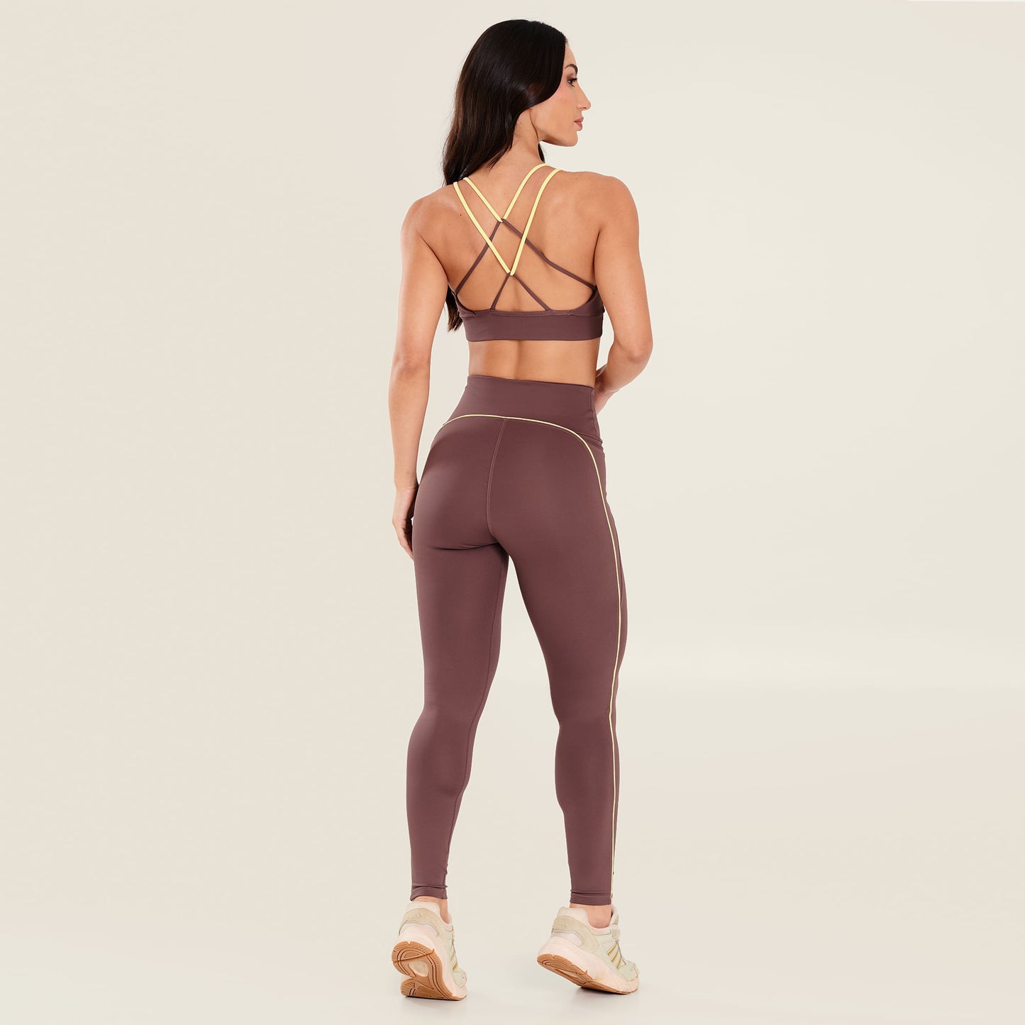 Legging Energy Chocolamore  Poliamida Com Bolso