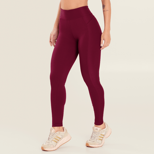Legging Glam Mulberry Vinho Canelada