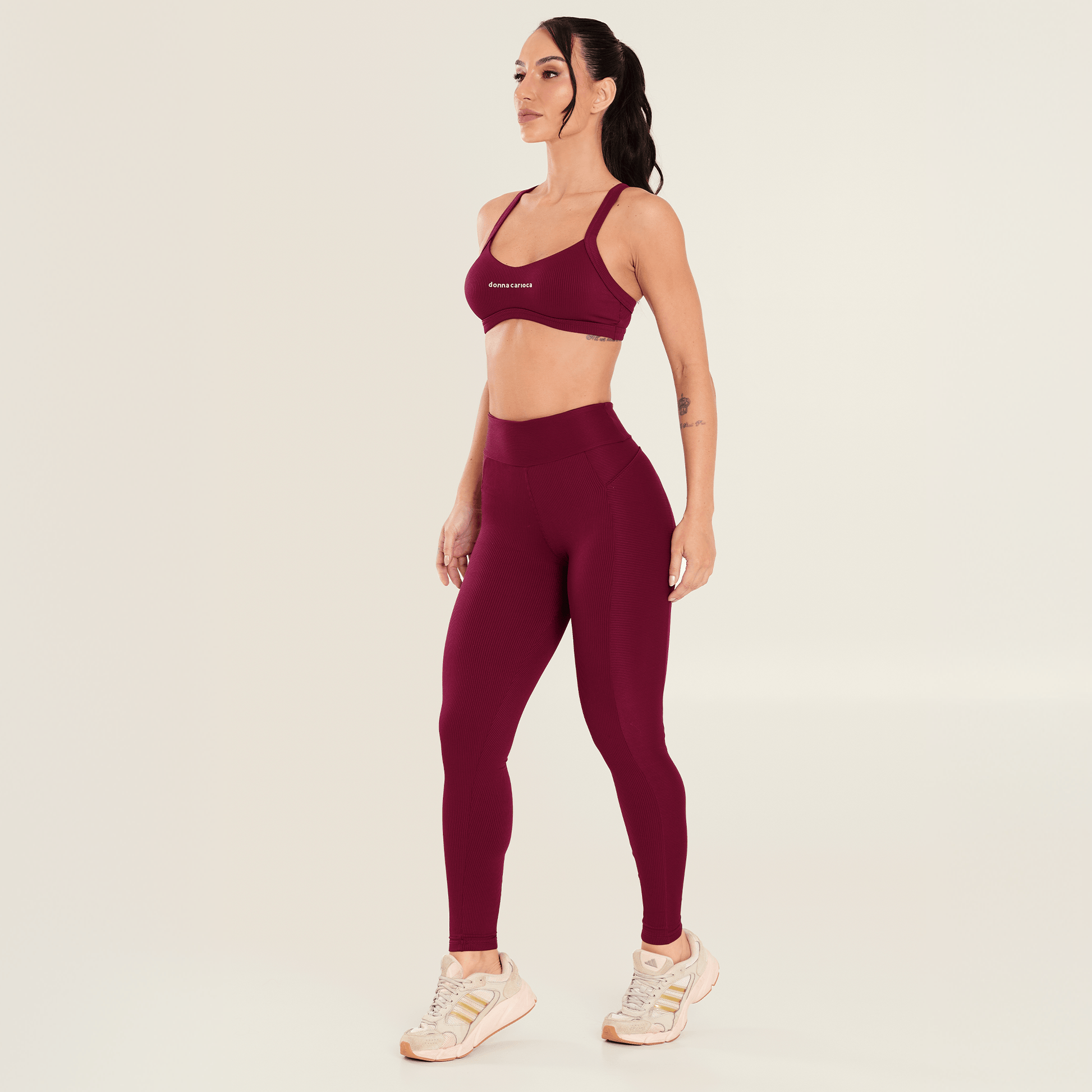 Legging Glam Mulberry Vinho Canelada