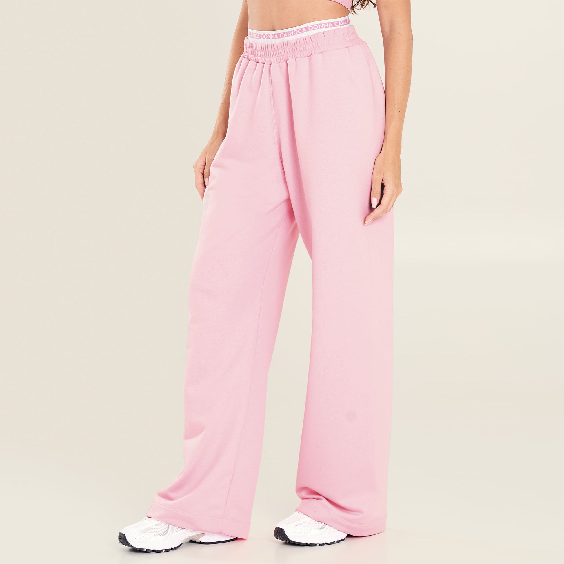 Calça Urban Moletom Rosa Goiás