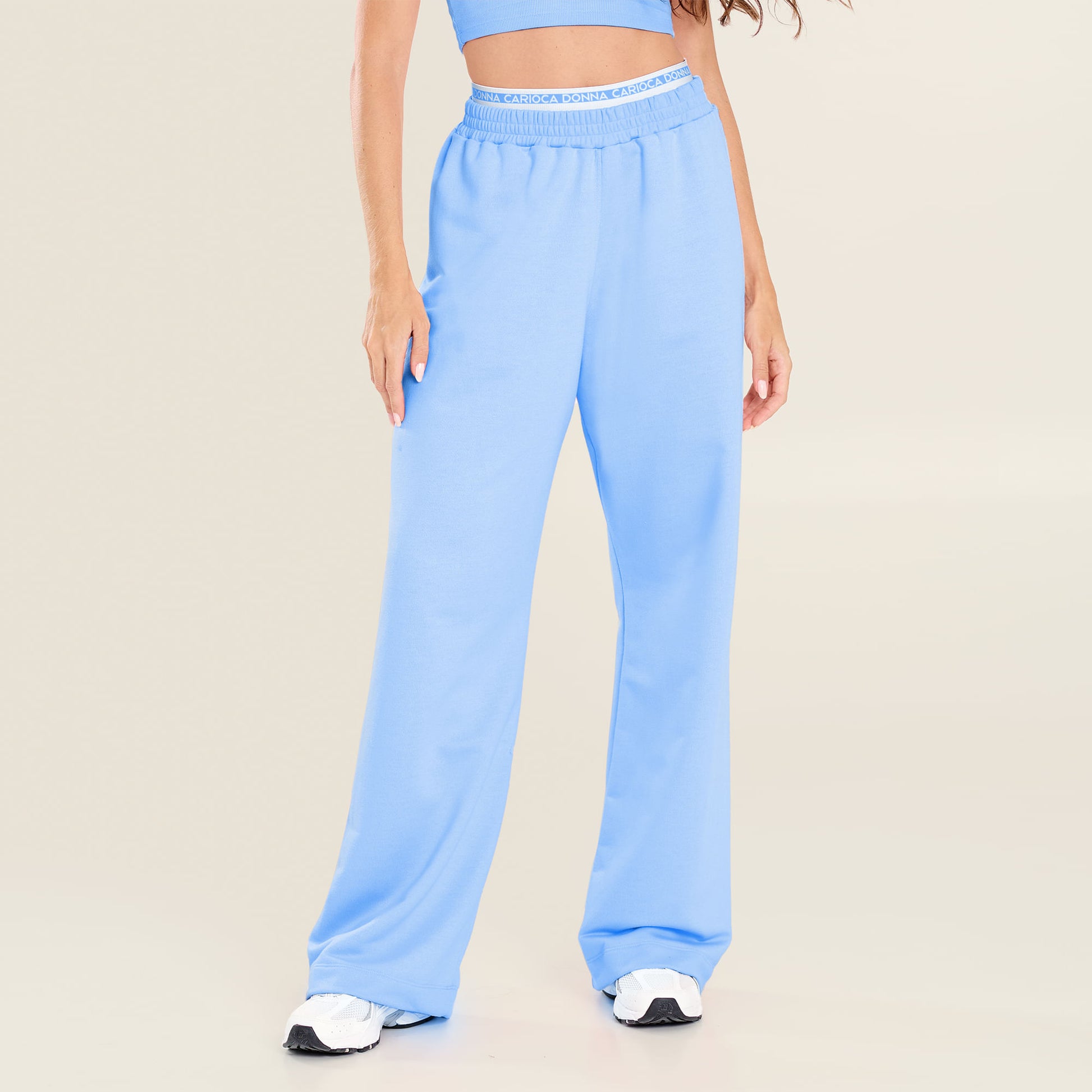 Calça Urban Moletom Azul Debbie