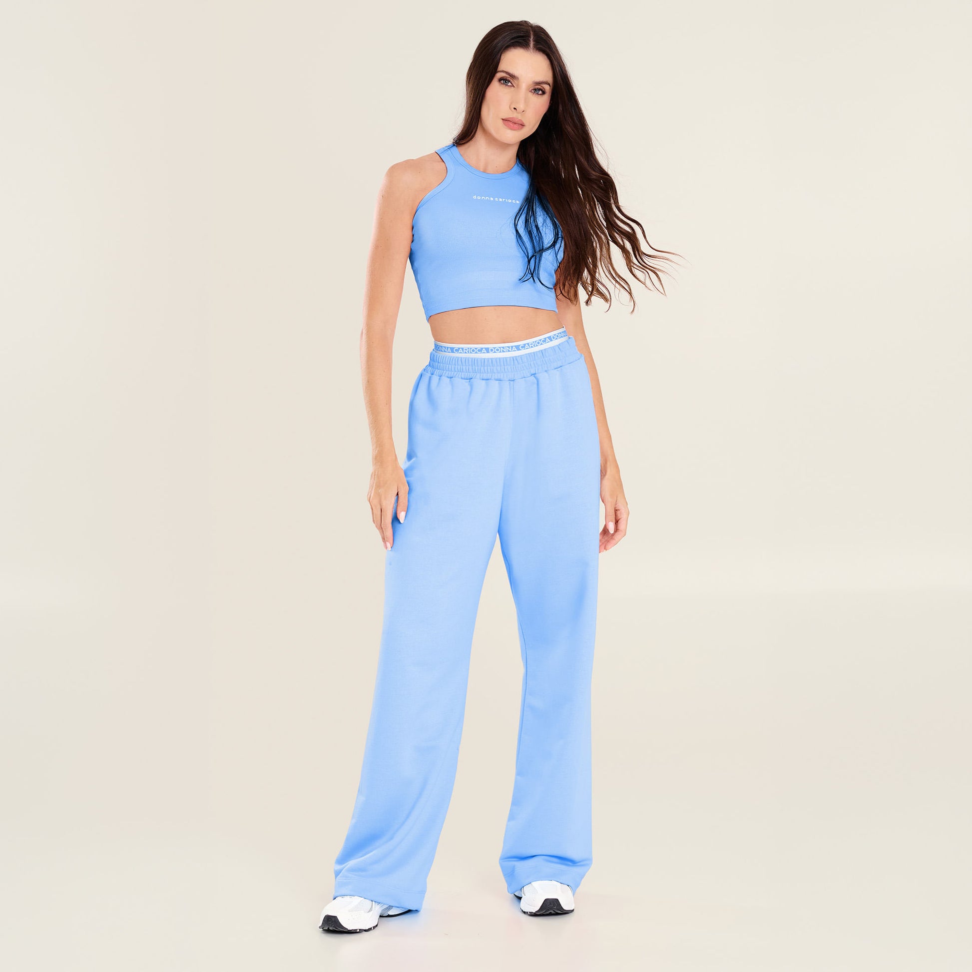 Calça Urban Moletom Azul Debbie
