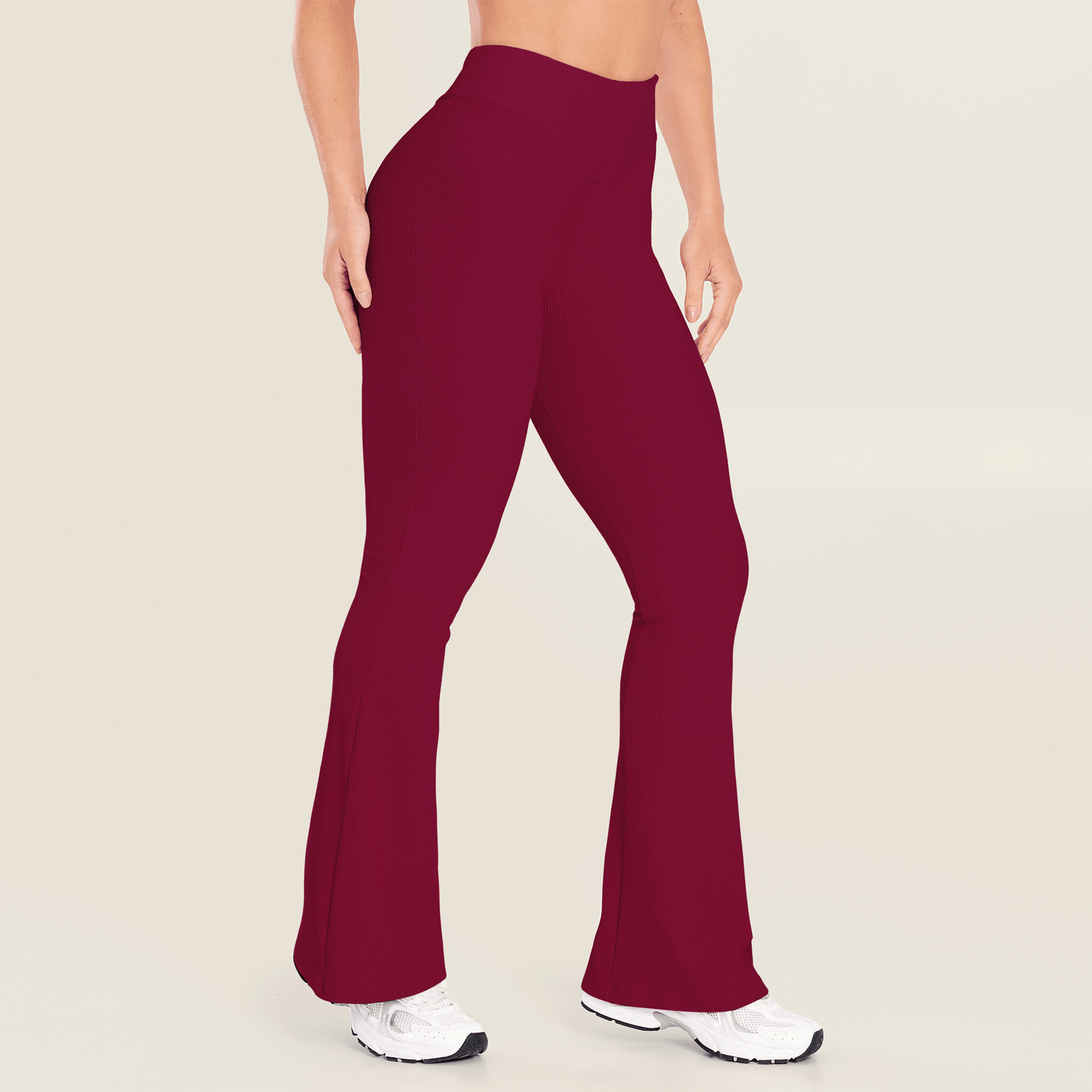 Calça Bailarina Canelada Intense Vinho Red Velvet