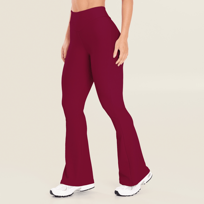 Calça Bailarina Canelada Intense Vinho Red Velvet