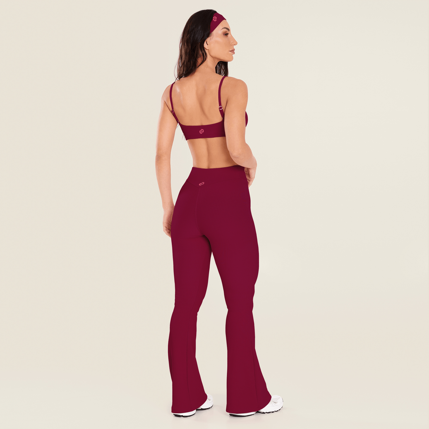 Calça Bailarina Canelada Intense Vinho Red Velvet