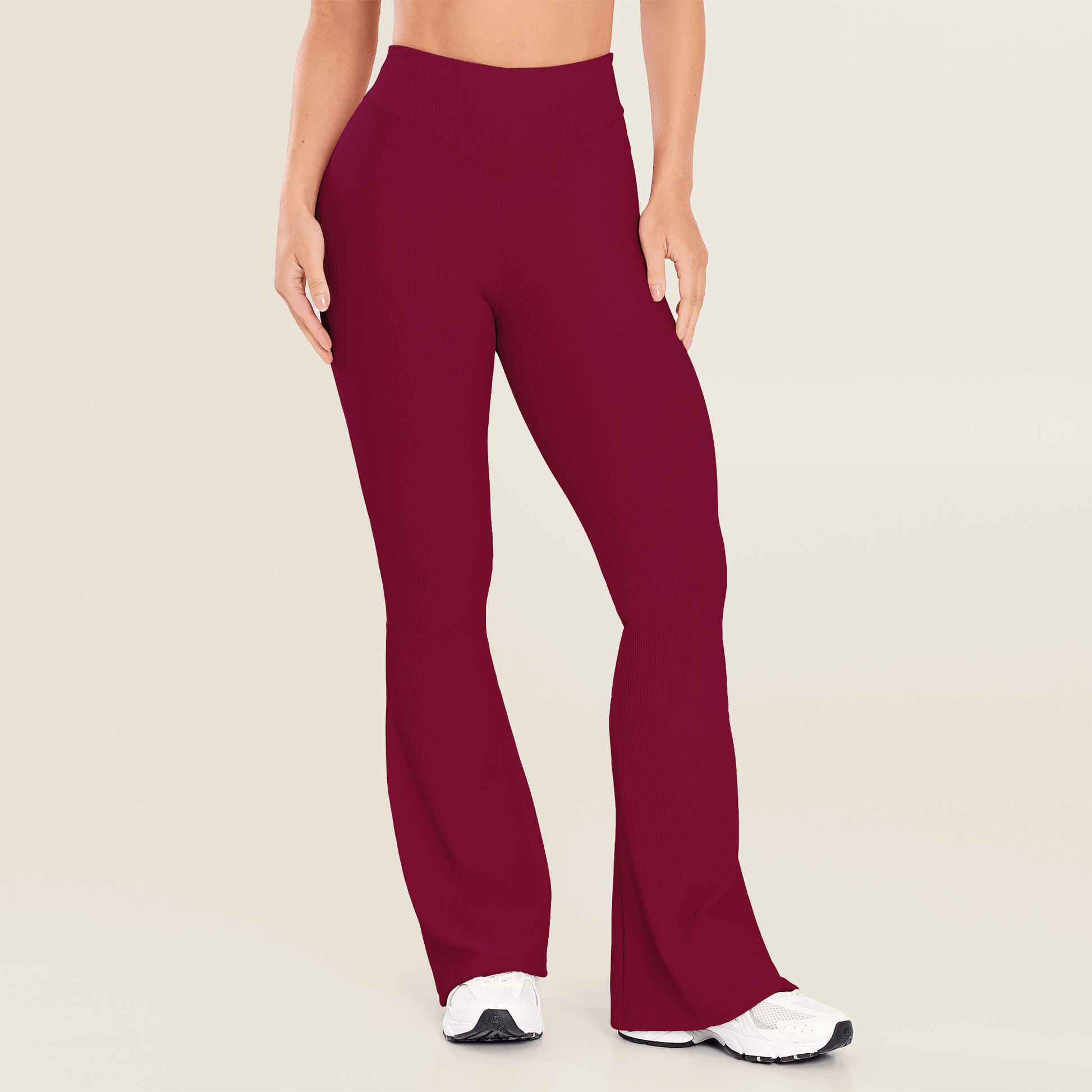 Calça Bailarina Canelada Intense Vinho Red Velvet