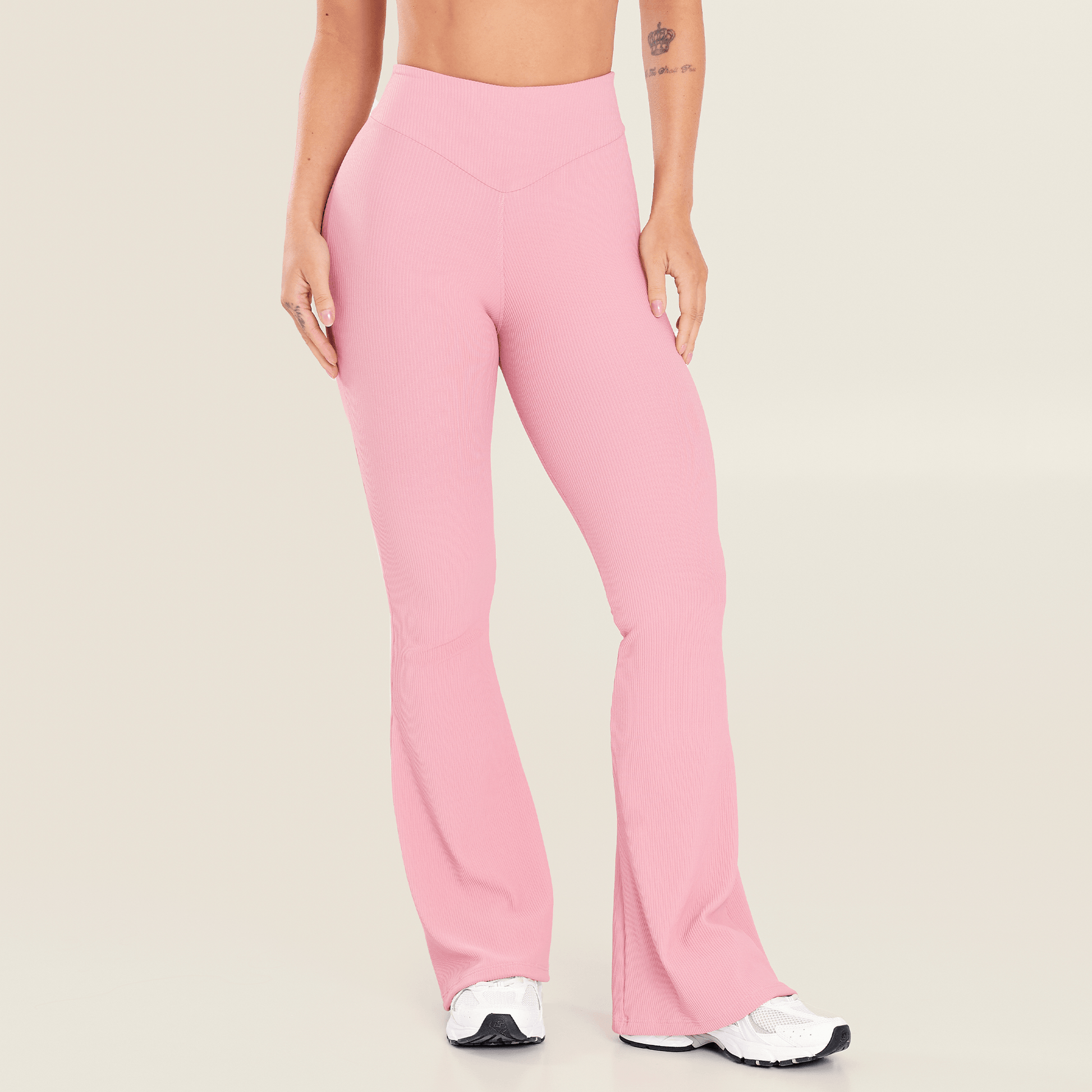 Calça Bailarina Canelada Intense Rosa Zephyr