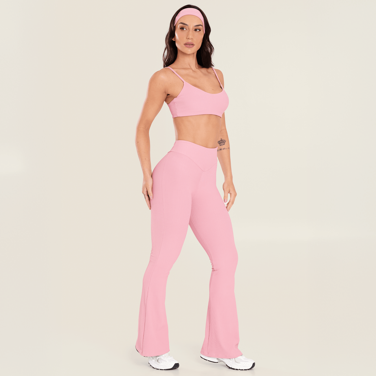 Calça Bailarina Canelada Intense Rosa Zephyr