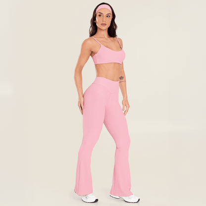 Calça Bailarina Canelada Intense Rosa Zephyr