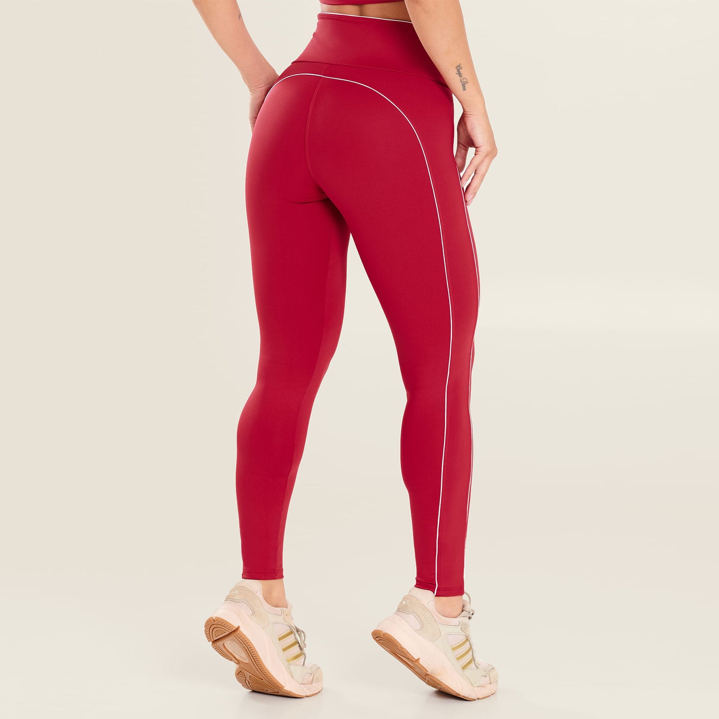 Legging Artic Vermelho Rubi Poliamida
