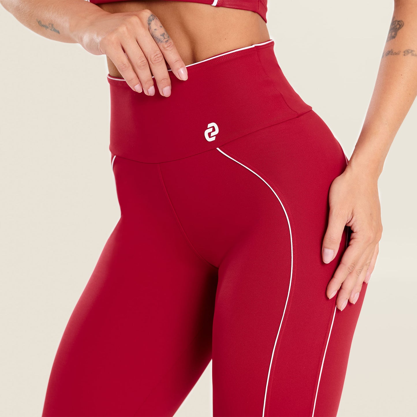 Legging Artic Vermelho Rubi Poliamida
