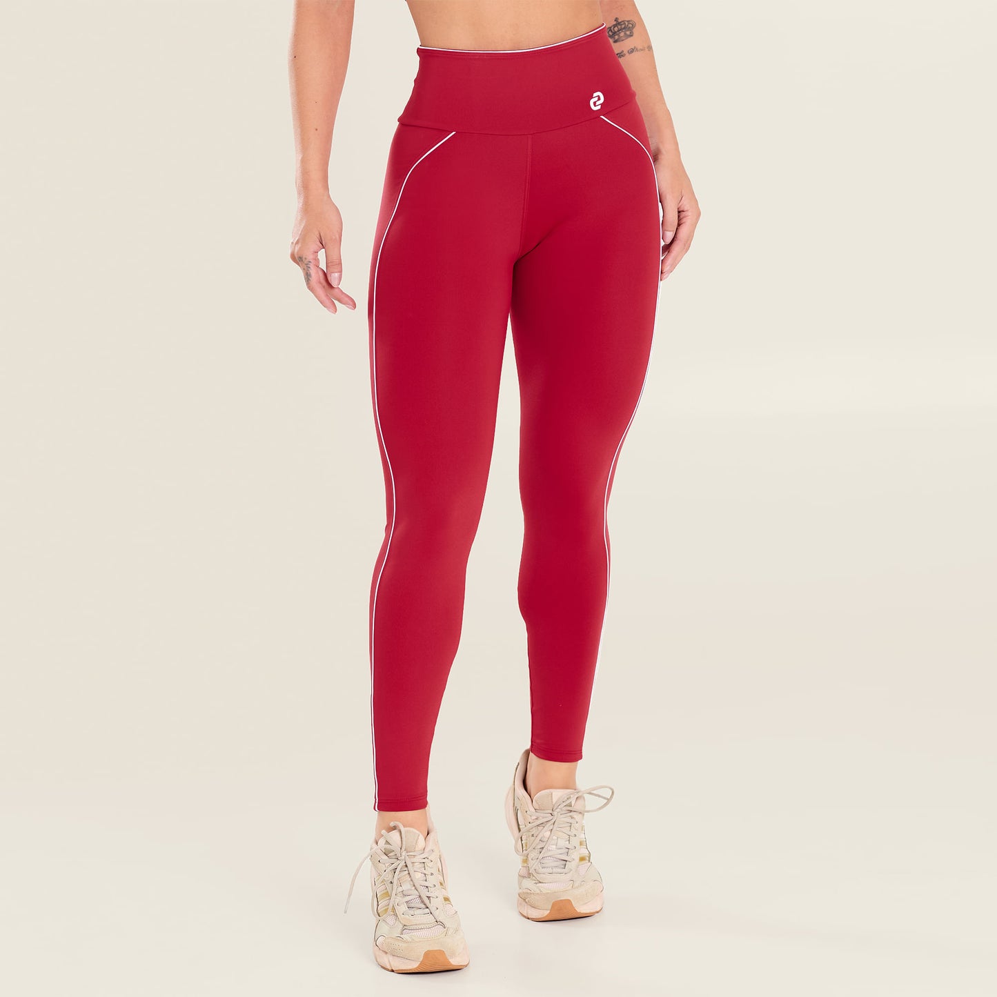 Legging Artic Vermelho Rubi Poliamida