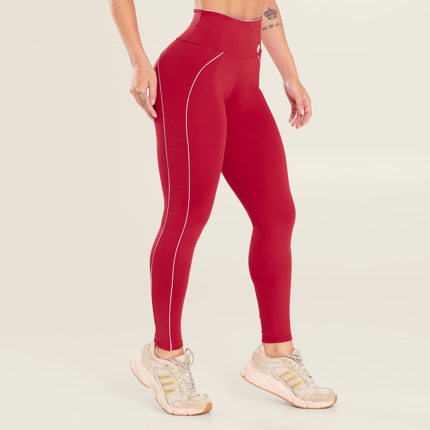 Legging Artic Vermelho Rubi Poliamida