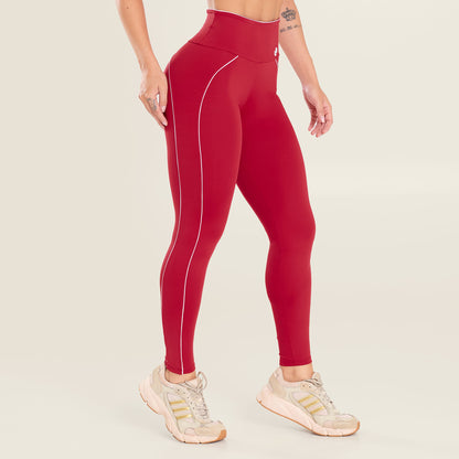 Legging Artic Vermelho Rubi Poliamida