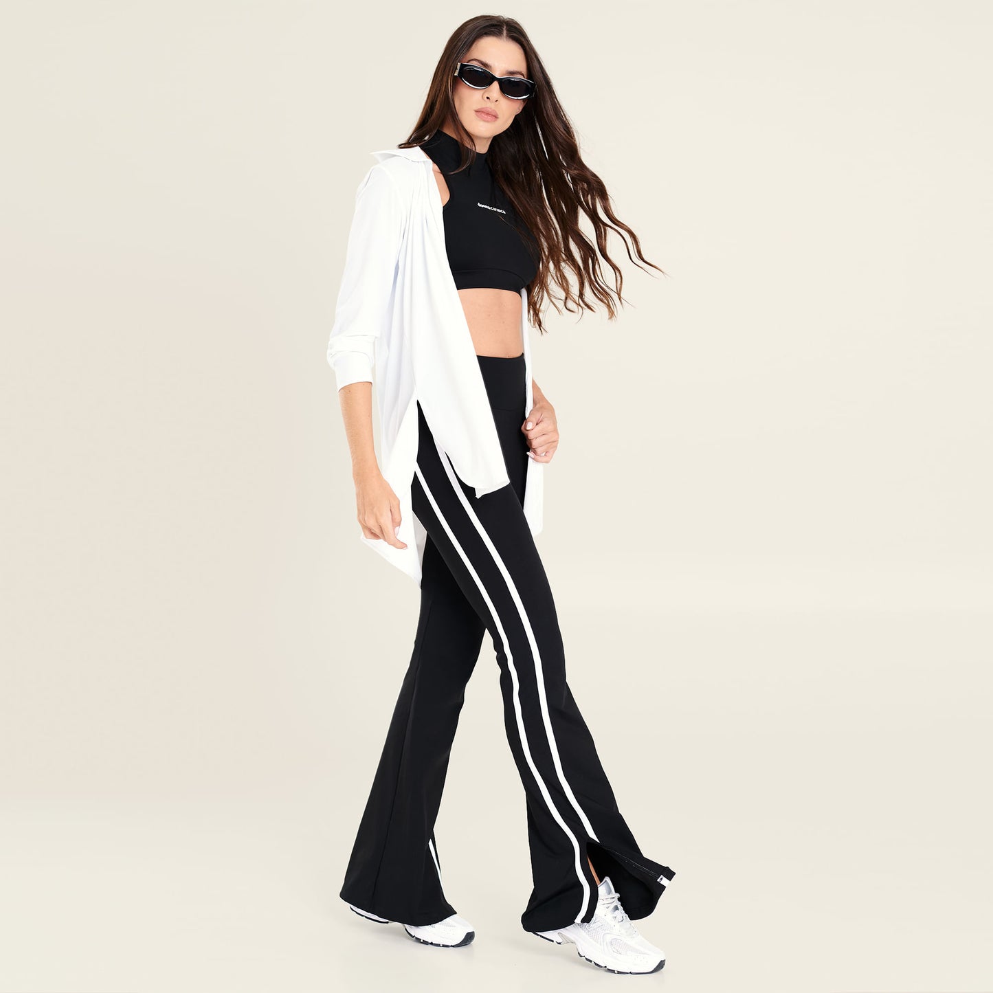 Calça Bailarina Core Preta Poliamida