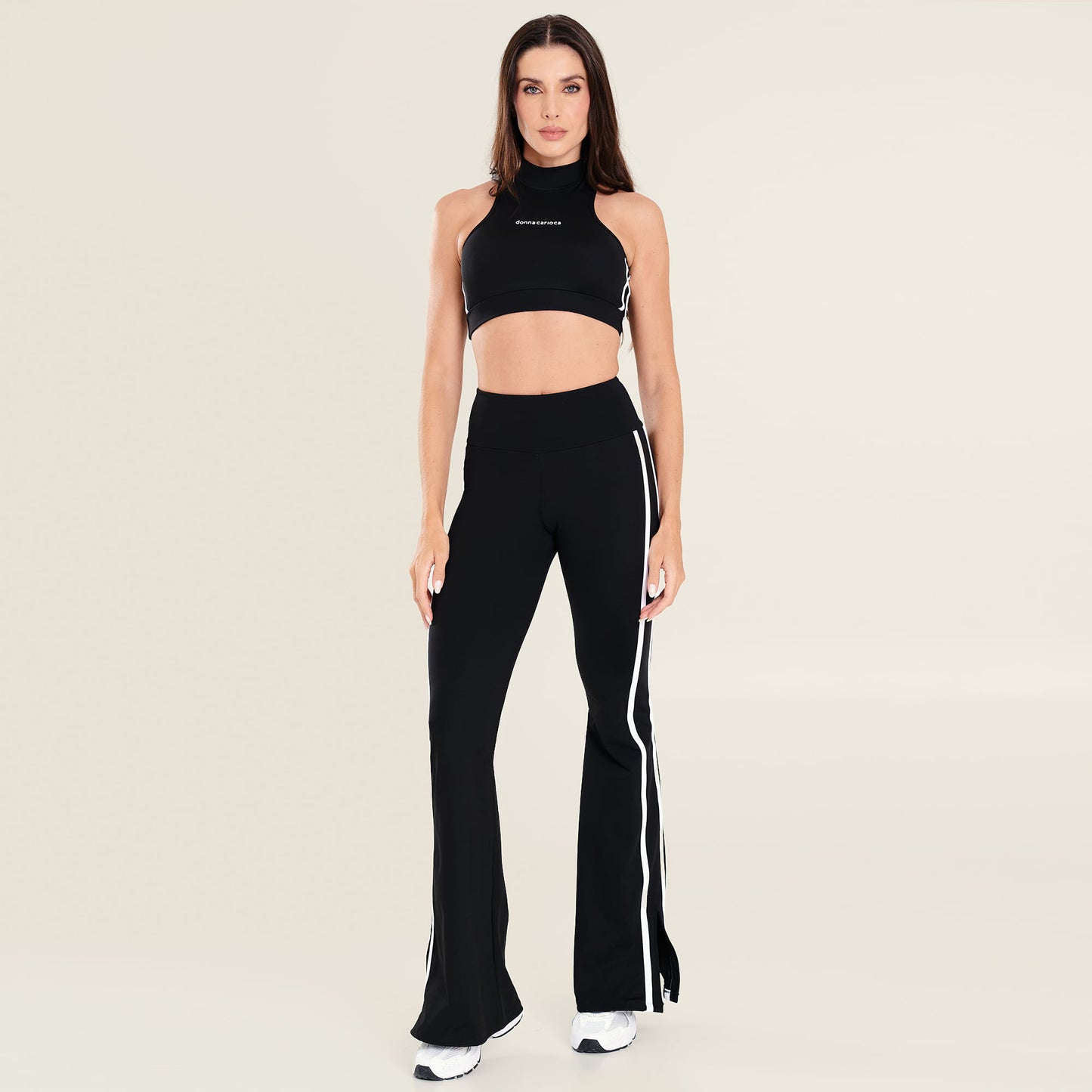 Calça Bailarina Core Preta Poliamida