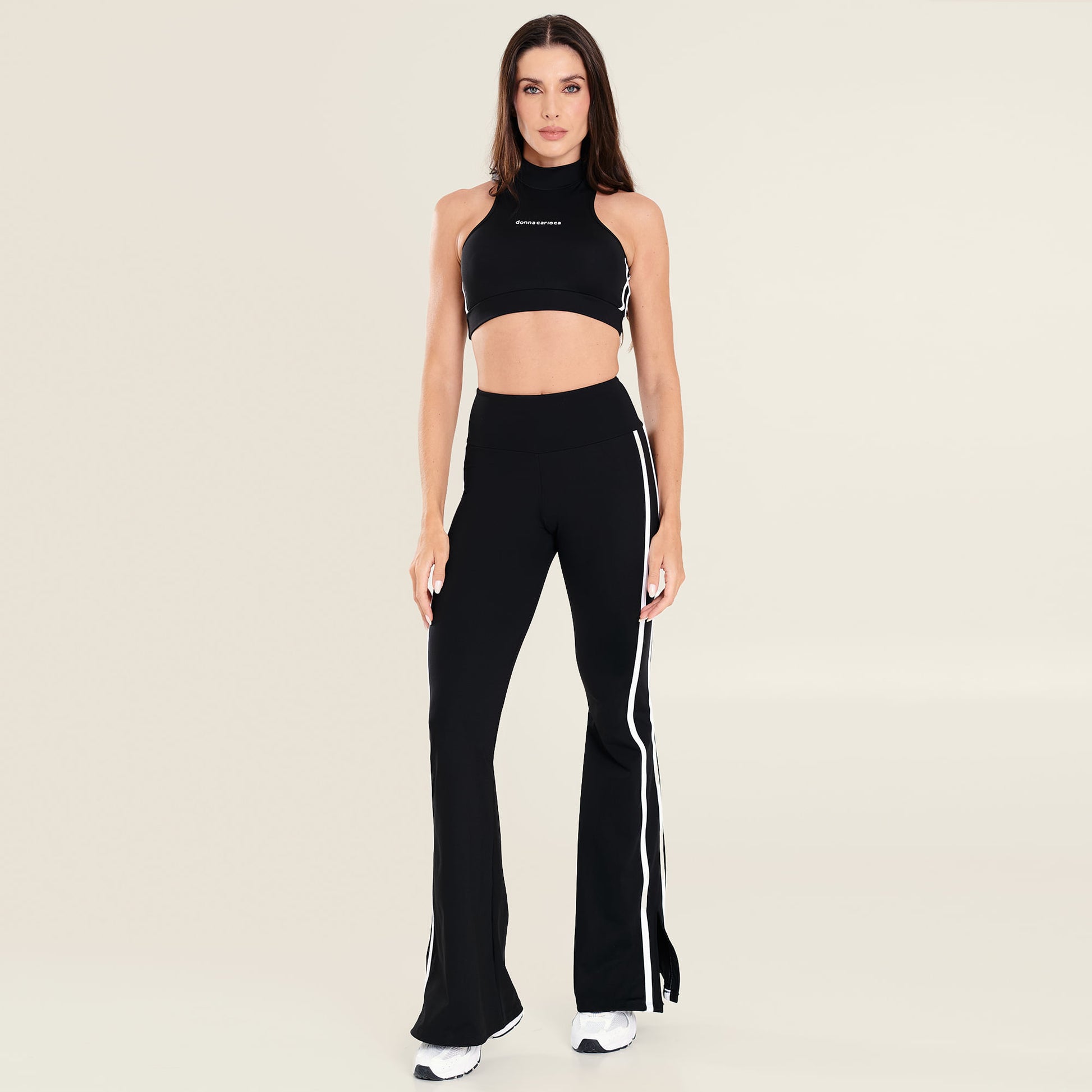 Calça Bailarina Core Preta Poliamida