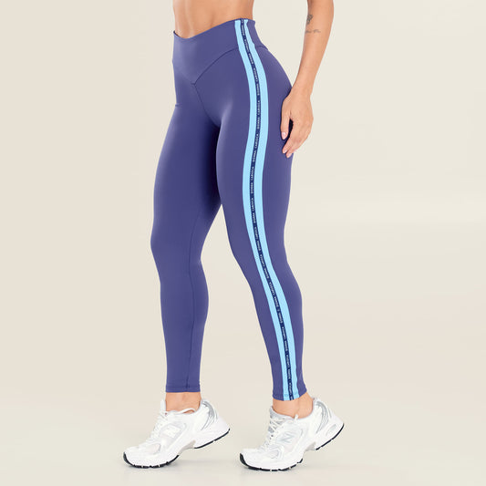 Legging Force Dusk Poliamida Com Estampa Emborrachada