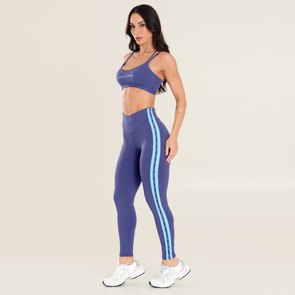 Legging Force Dusk Poliamida Com Estampa Emborrachada