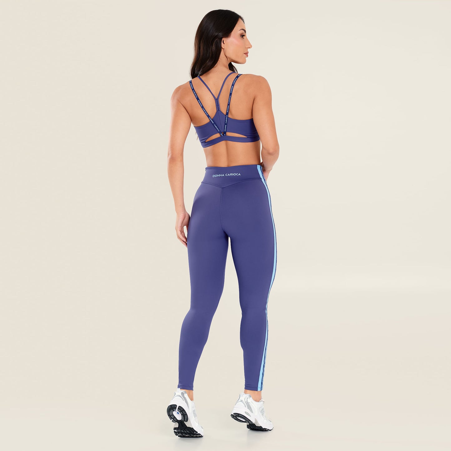 Legging Force Dusk Poliamida Com Estampa Emborrachada