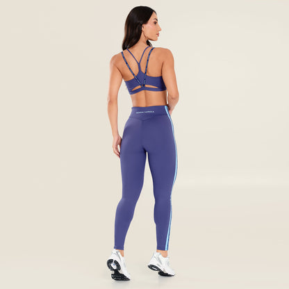 Legging Force Dusk Poliamida Com Estampa Emborrachada