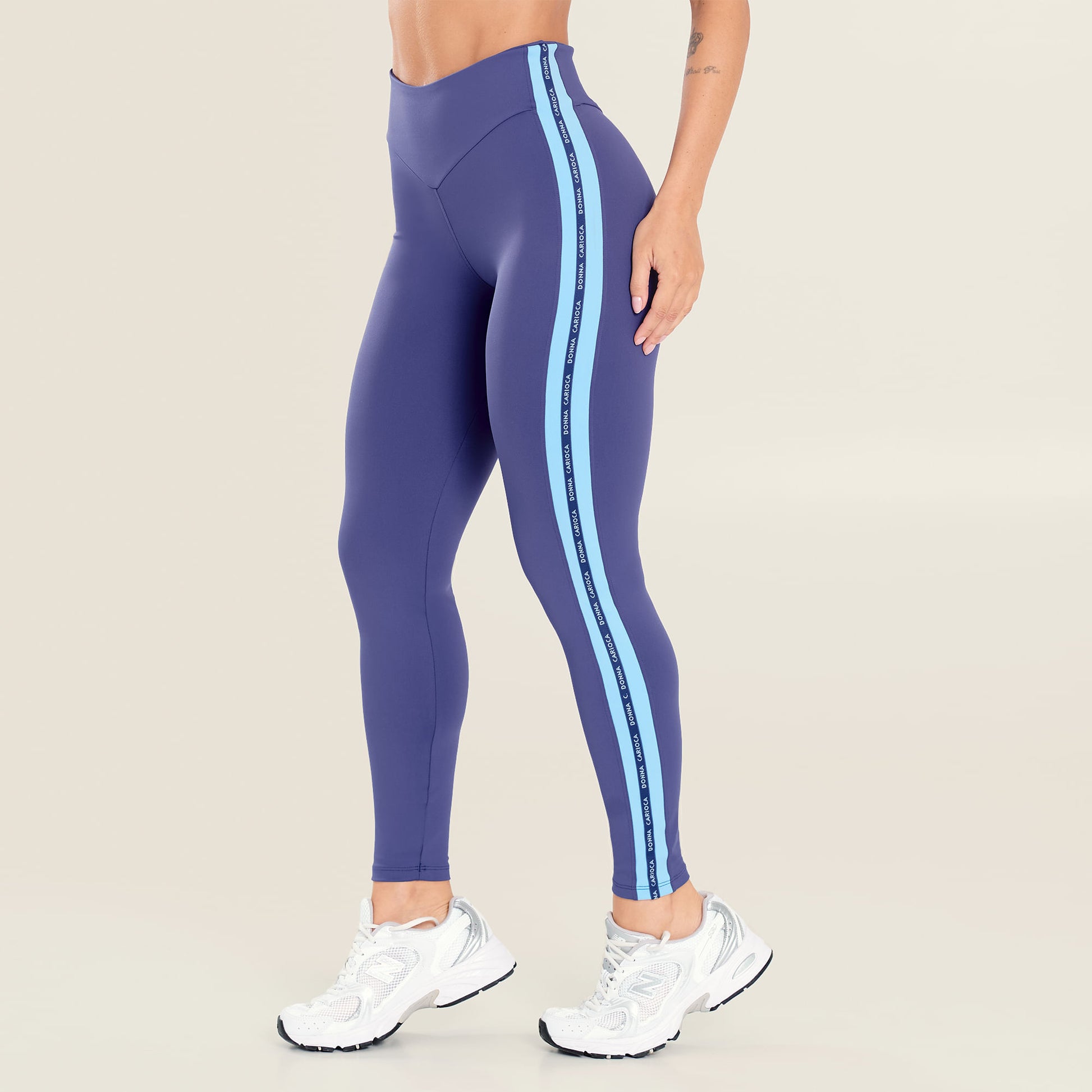 Legging Force Dusk Poliamida Com Estampa Emborrachada