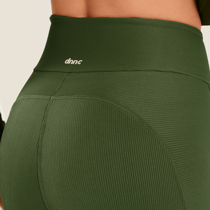 Legging Precision Verde Militar Canelado