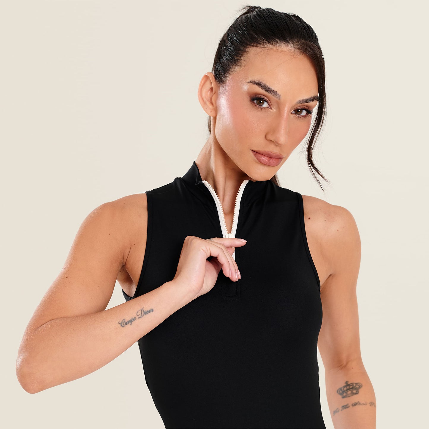 Macacão Ultra Shape Preto Poliamida
