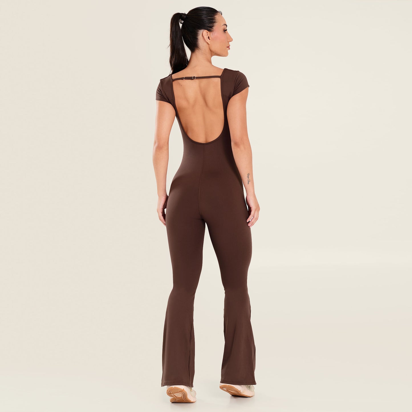 Macacão Deluxe Fit Chocolamore Poliamida Com Bojo