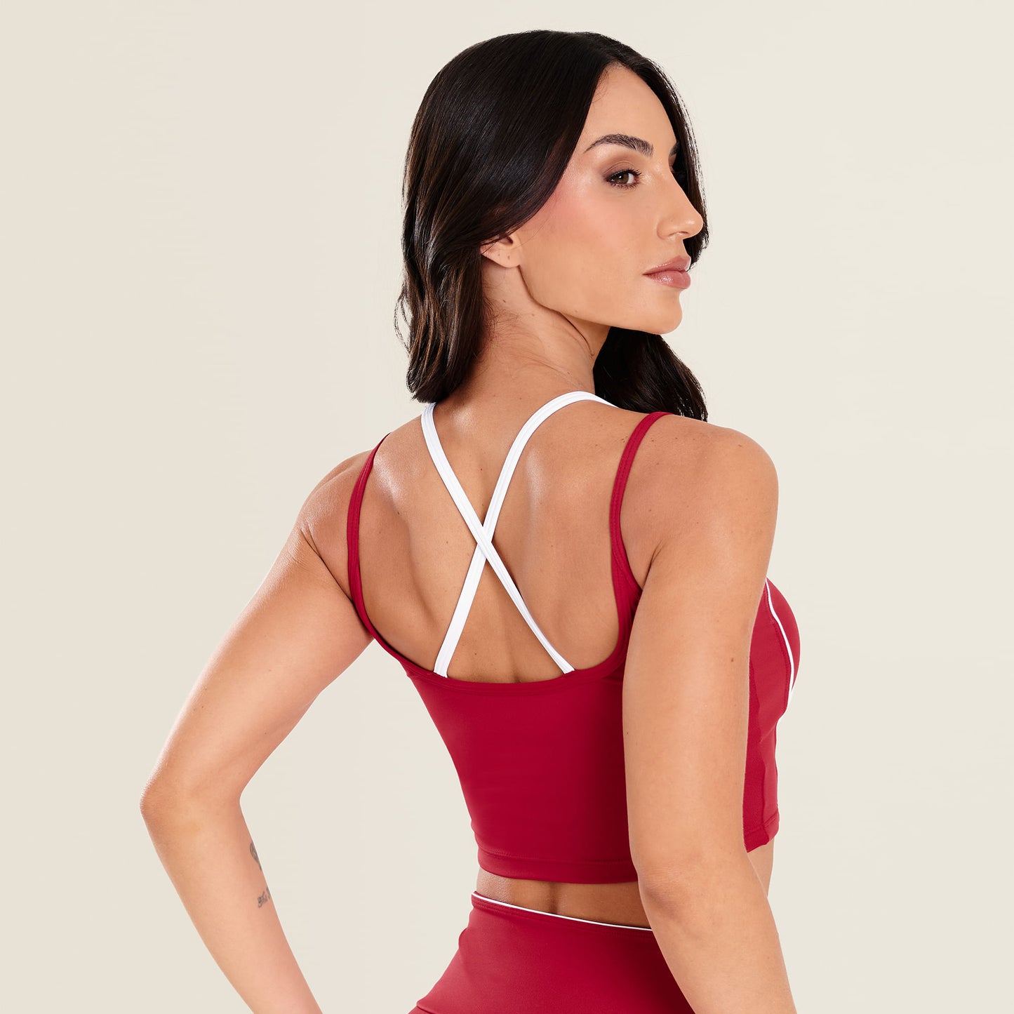 Cropped Artic Vermelho Rubi Poliamida