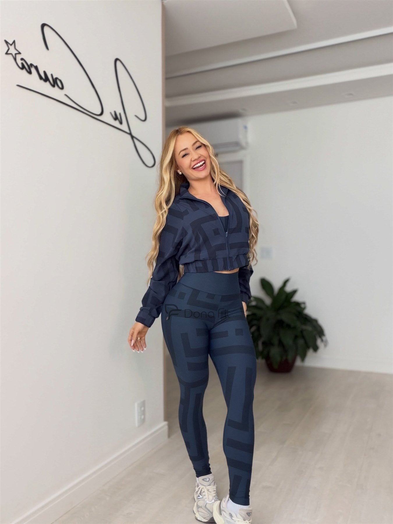 Conjunto Motion Marinho Dona Fit