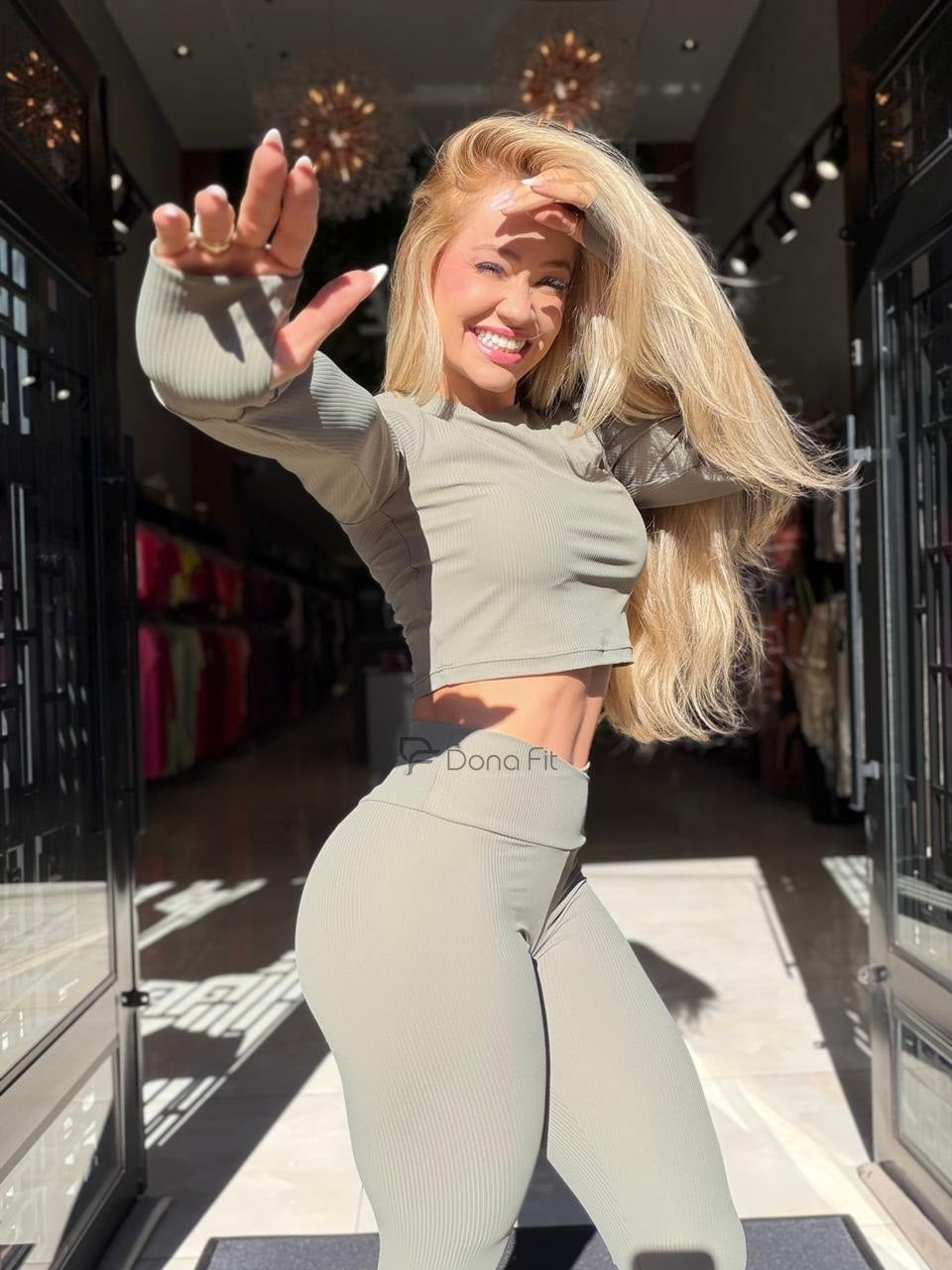 Conjunto Nude Dona Fit