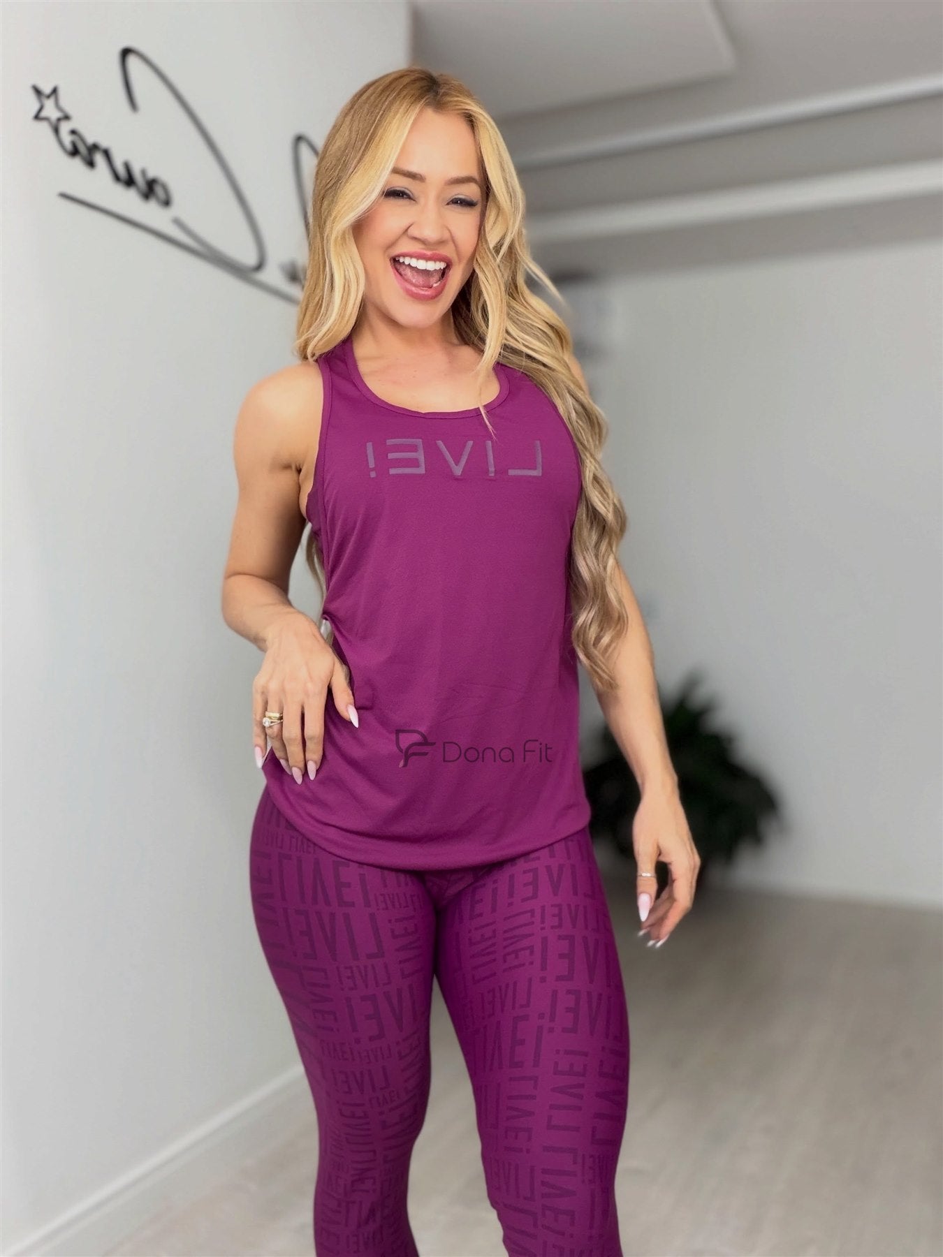 Conjunto Prisma Roxo Dona Fit